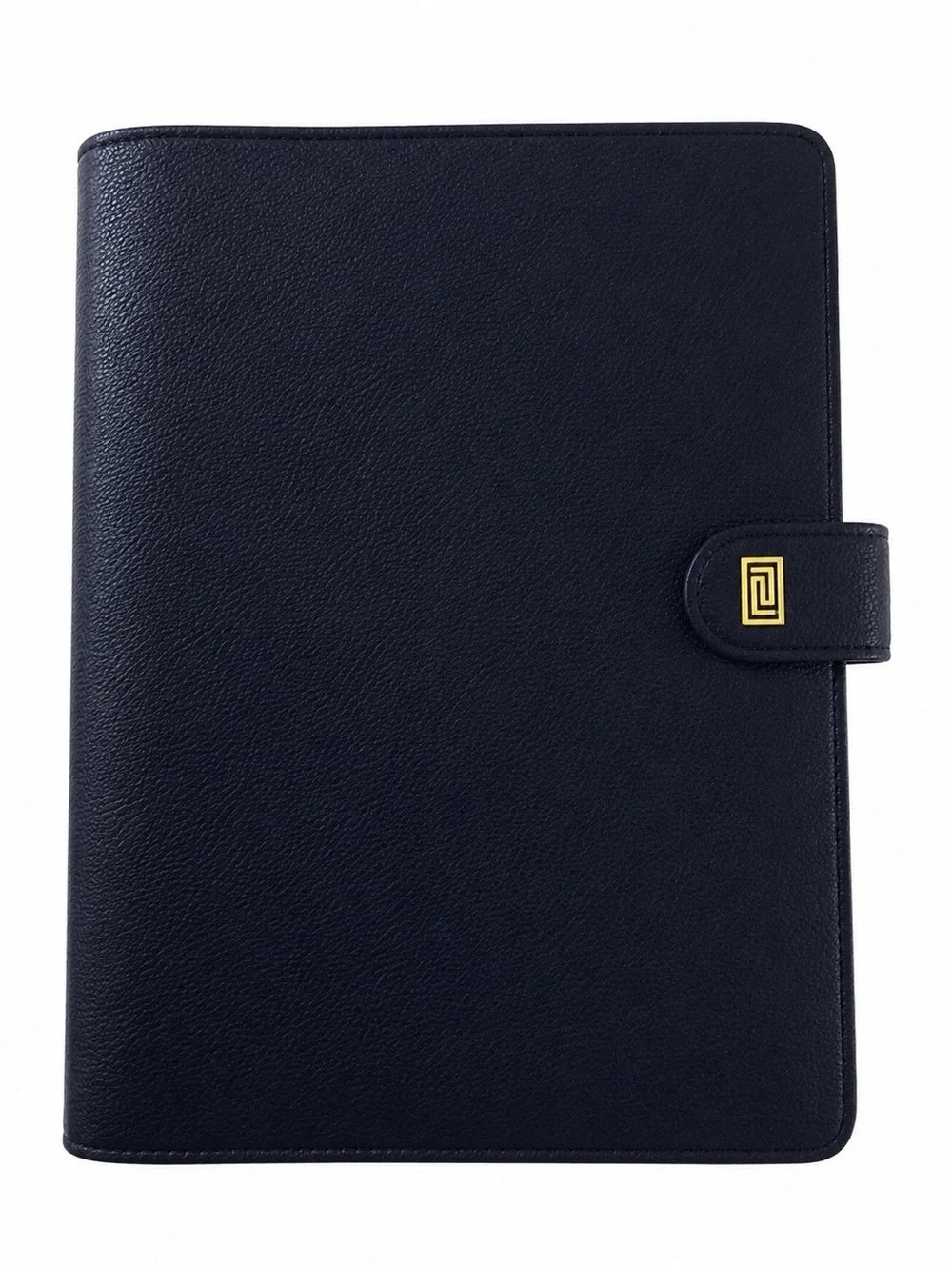 New NOTIQ navy pro pebble midi desk folio wrinkles agenda 9 x 10 1/2”